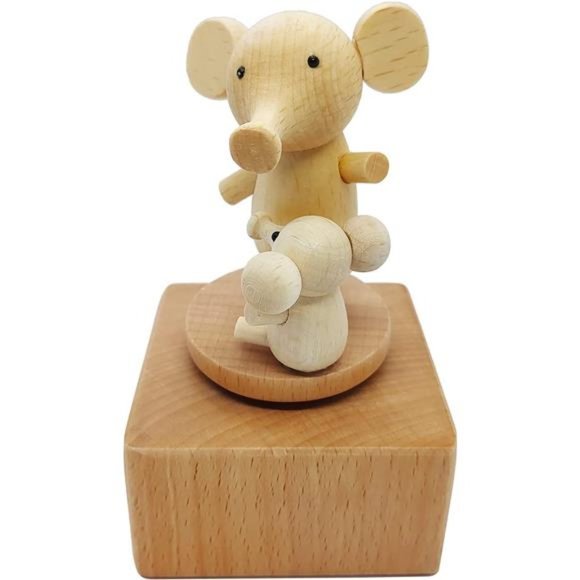 Cute Little Elephant Mini Music Box  |   Best Gift for Boy Girl Kids | Box Gift - Picture 2 of 6